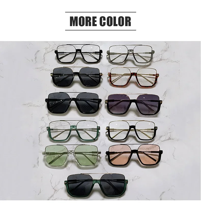 Retro Pilot Square Shades UV400