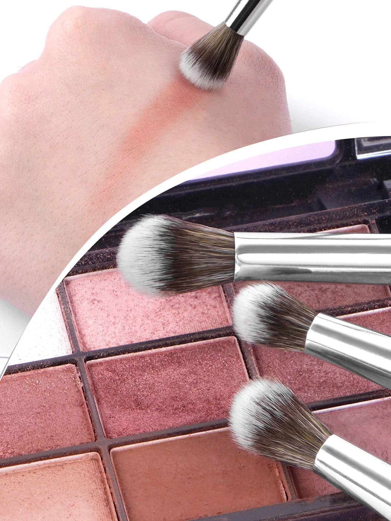5PCS Concealer, Eyeshadow Soft Bristles Shader Brush