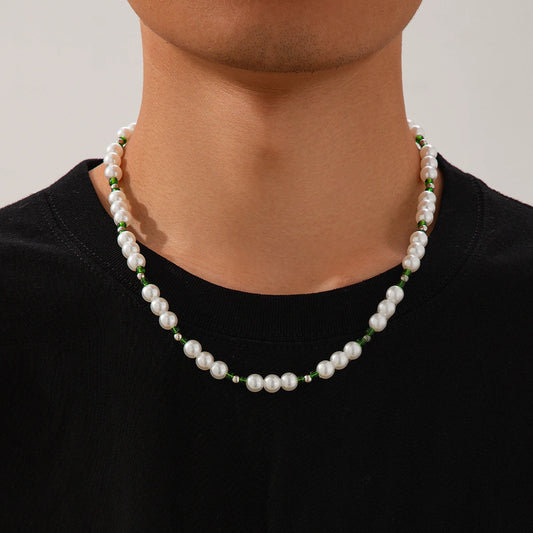 Hip Hop Pearl Necklace