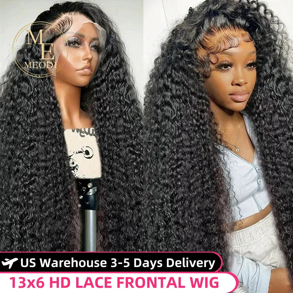 40 Inch Deep Wave | 13x6 Hd Curly Lace