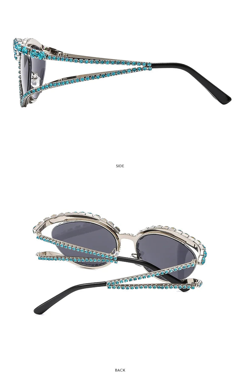 Oval Shades Trendy Luxury Eyewear