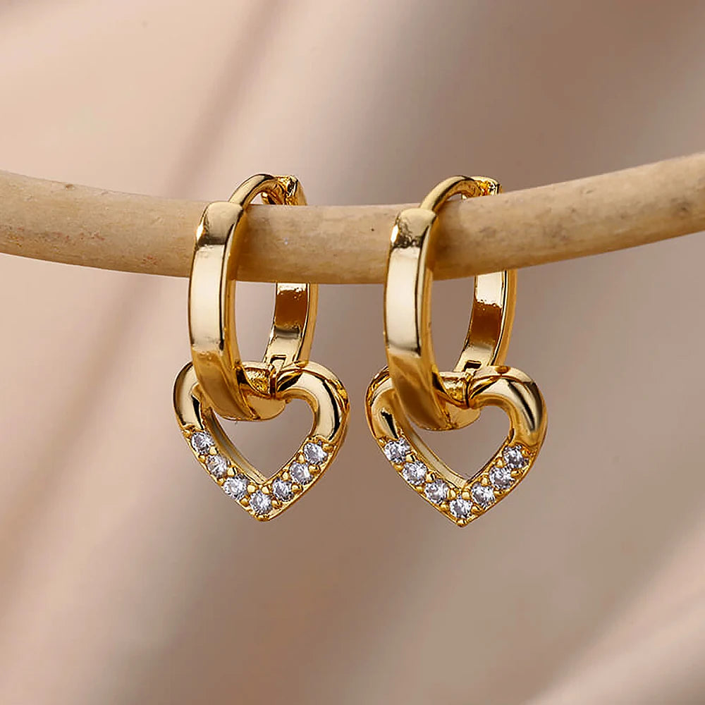 Trendy Cubic Zirconia Earrings