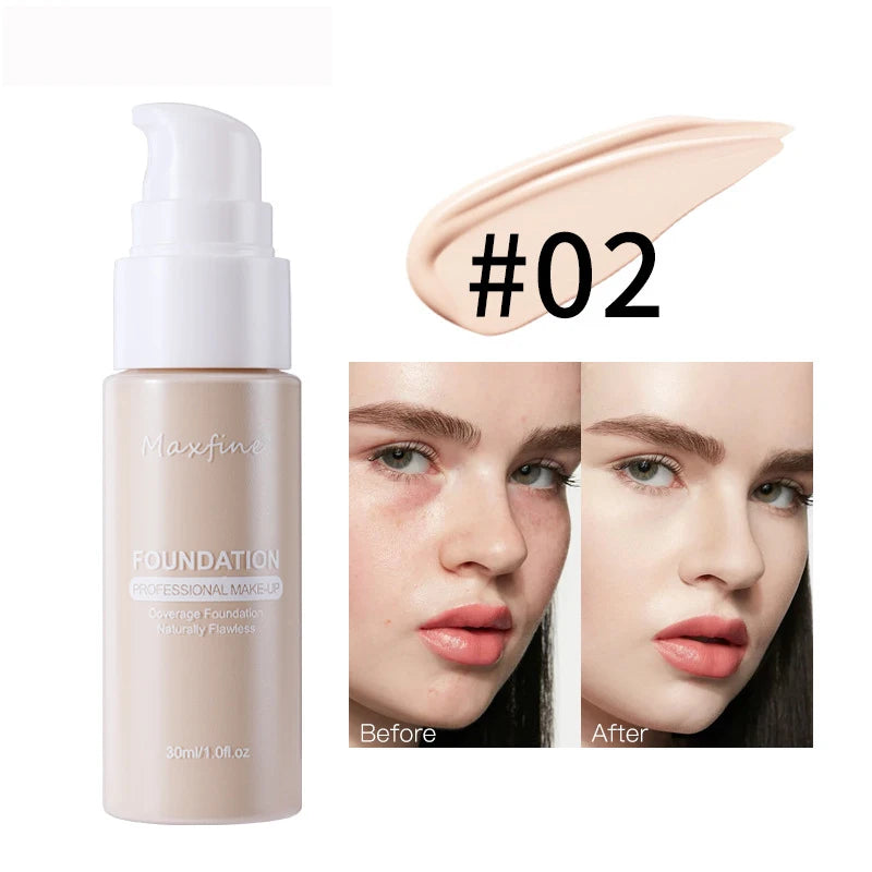 Liquid Foundation Effective | Concealer Waterproof Sweat-resistant