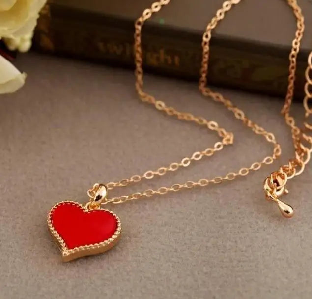Heart Sheet Pendant Necklaces