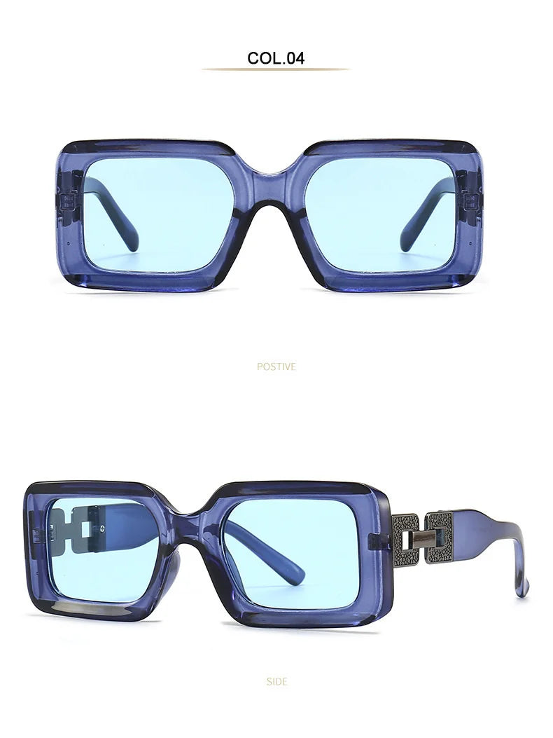 Square Retro Sunglass - UV400