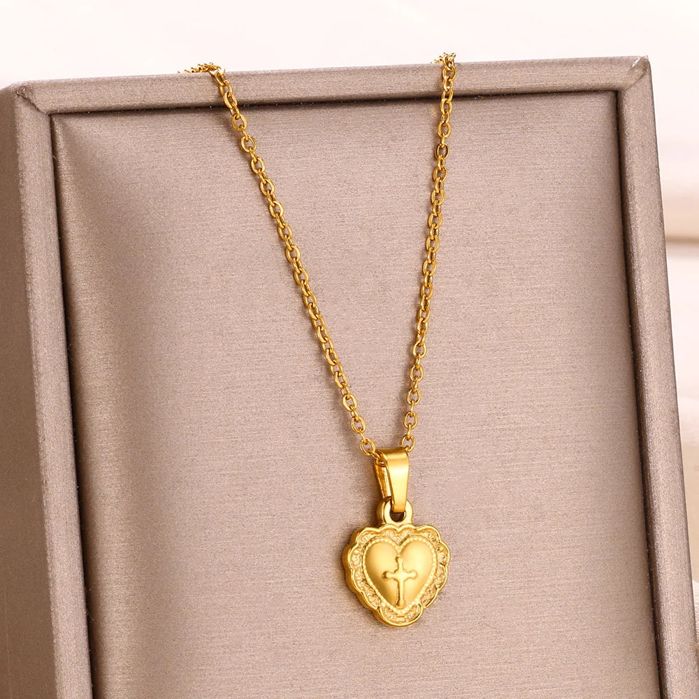 Love Heart Pendant Necklaces