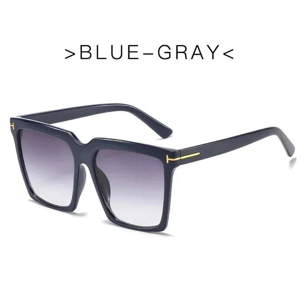 Square Vintage Sunglasses UV400