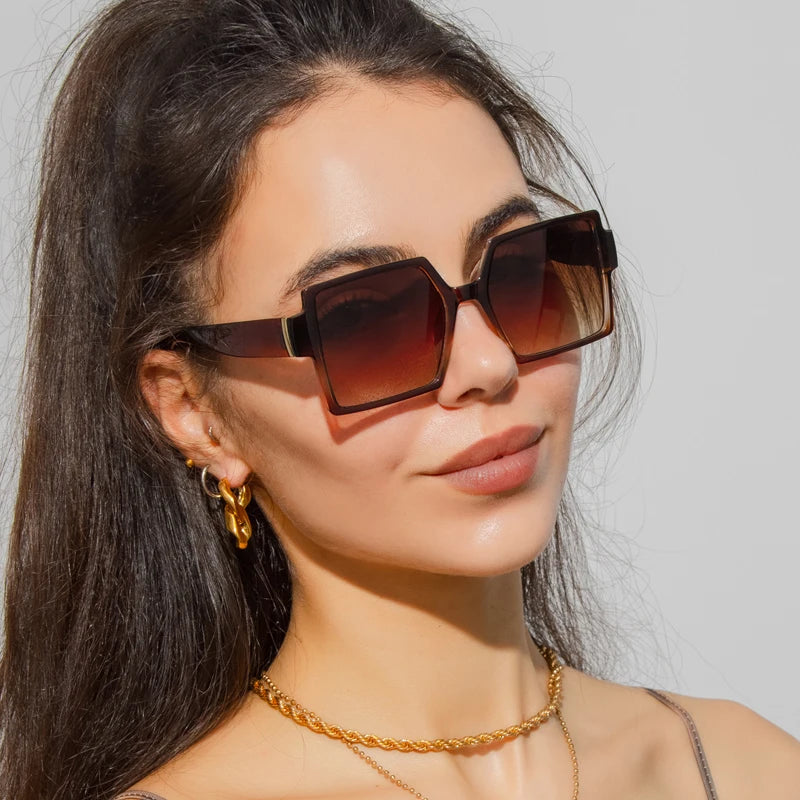 Vintage Fashion Gradient Eyeglasses