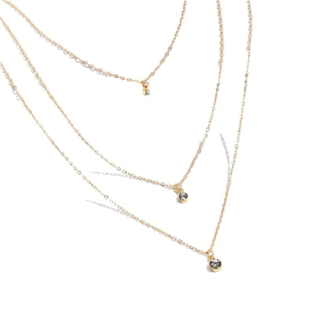 Zircon Multilayer Chain Choker