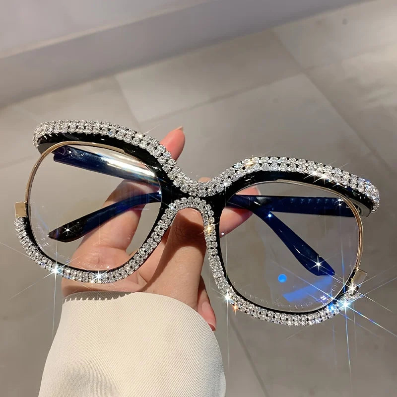Rhinestone Oversized | Party Nightclub eyewear