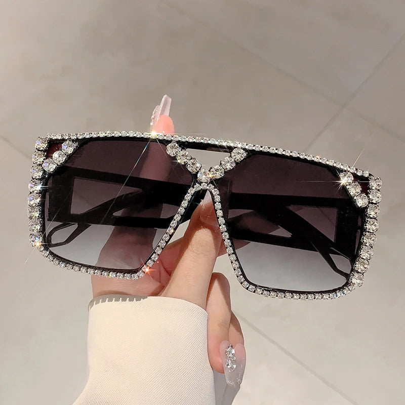 Rhinestone Trendy Decoration Sun Shades