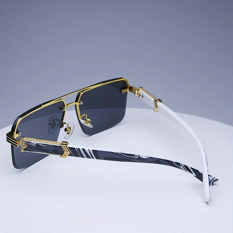 Rimless Classic Small Square Traveling Shades