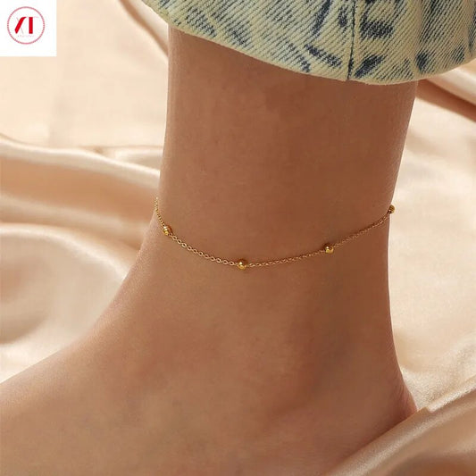 24k Light Anklet Gold Plated