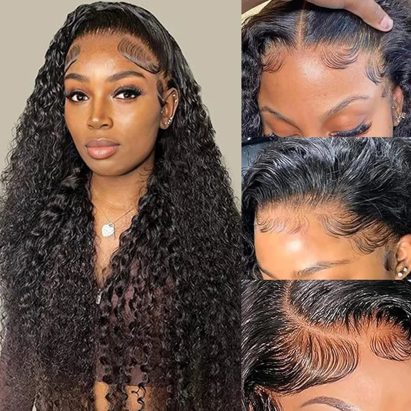 Water Wave  13x4 13x6 Lace Front Wigs Human Hair | Malaysia  Curly Wave