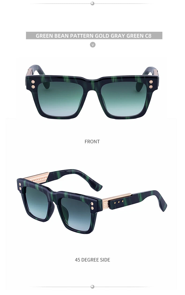 Classic Square Steampunk Eyewear -UV400