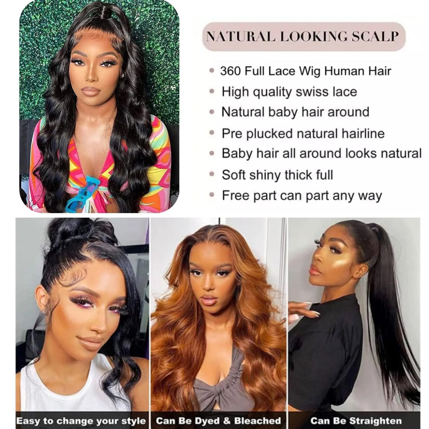 Body Wave Lace Front 6x4 Glueless