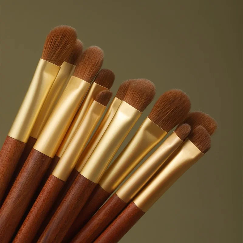 Professional Handmade Eye Shadow Brush African Rosewood