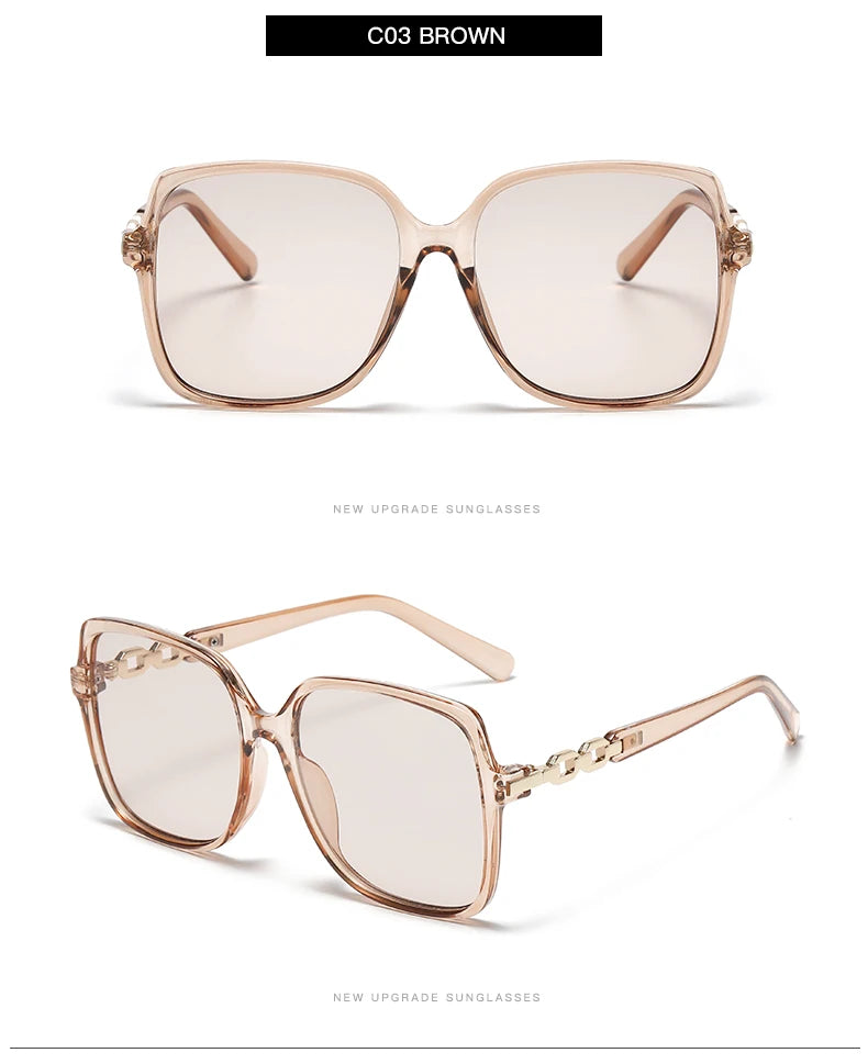 Square Trendy Gradient Outdoor Shades