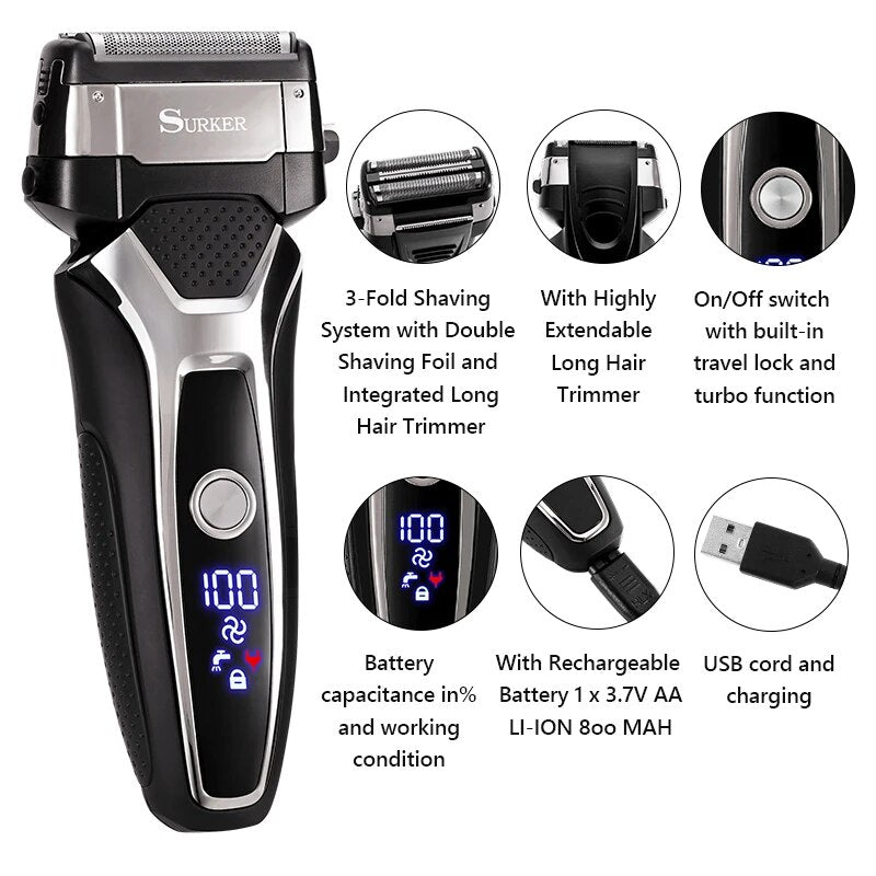 Rechargeable 3D Shaver