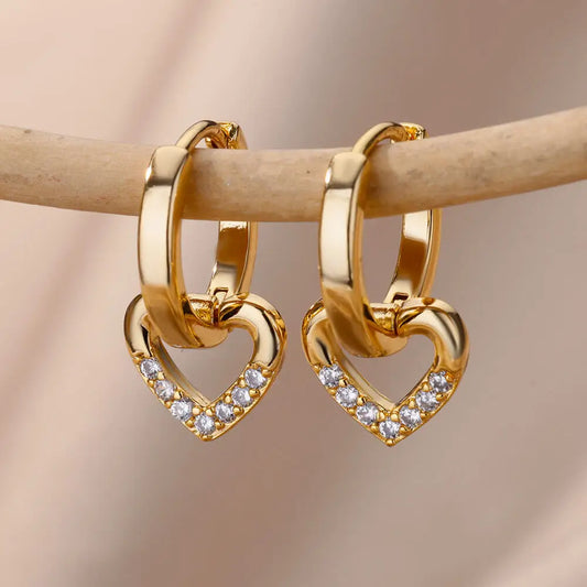 Trendy Cubic Zirconia Earrings