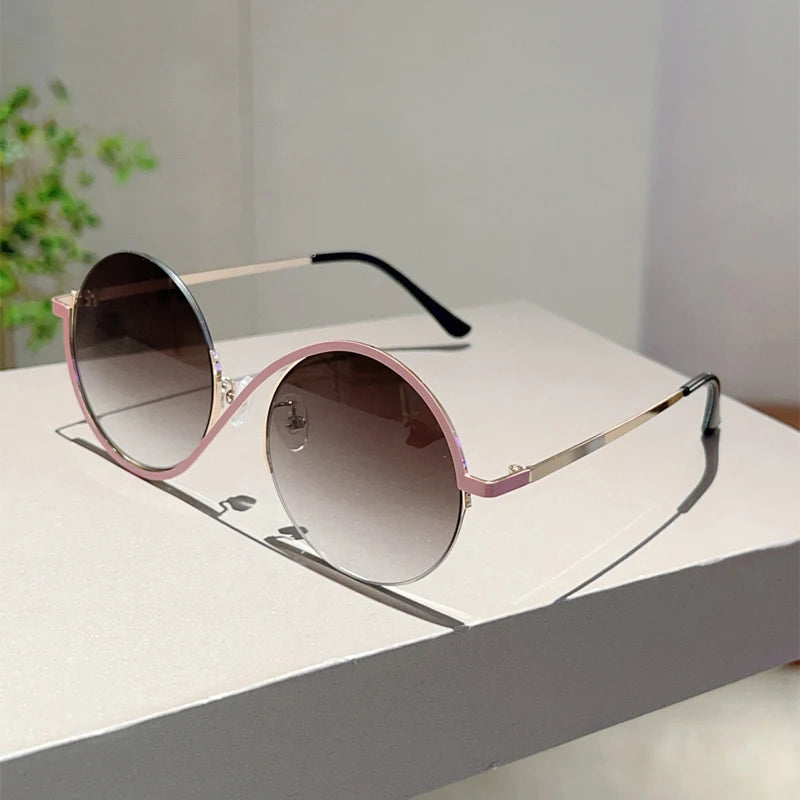 Oversize Vacation Beach Anti UV Sunglasses