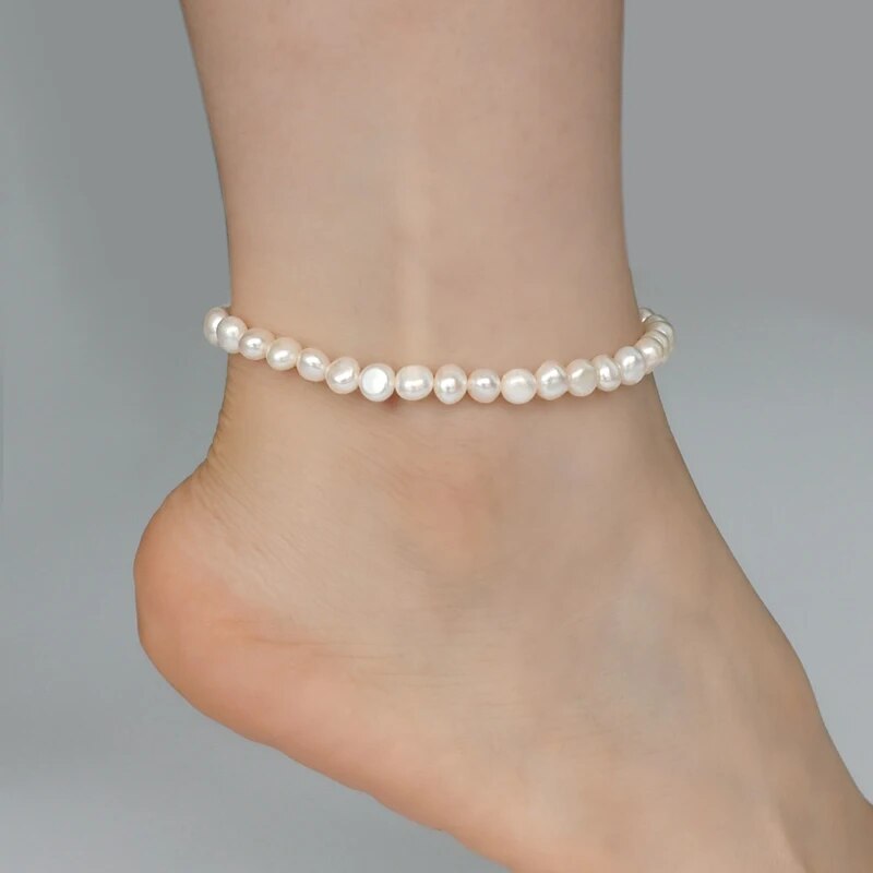 Natural Freshwater Pearl Anklet