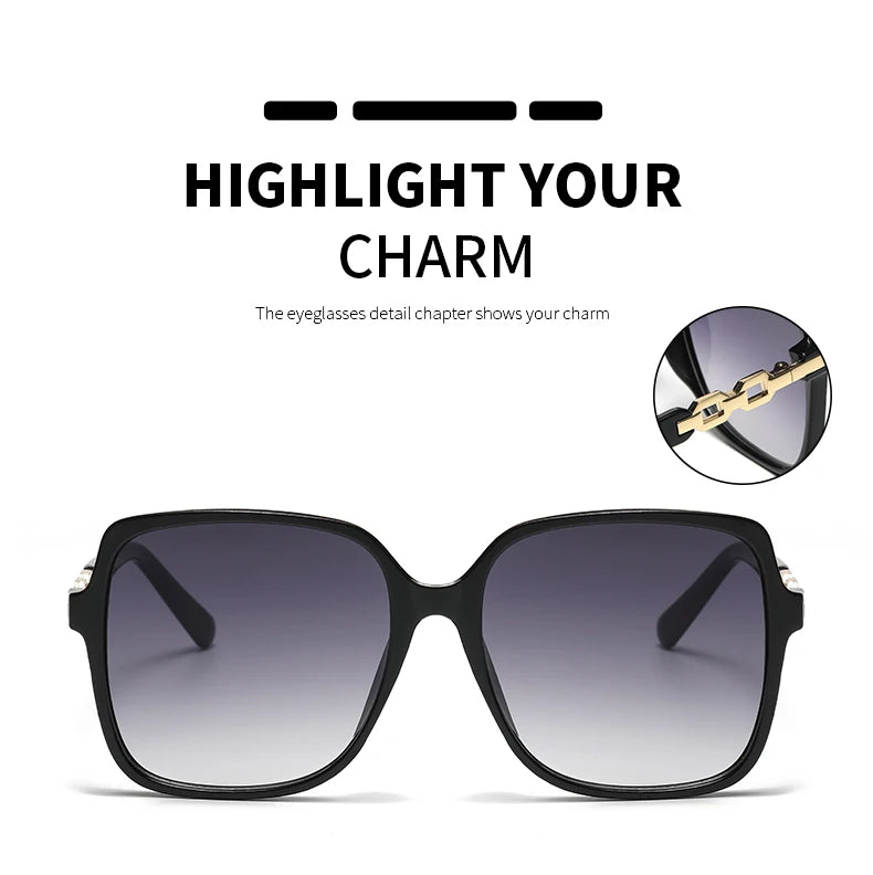 Square Trendy Gradient Outdoor Shades