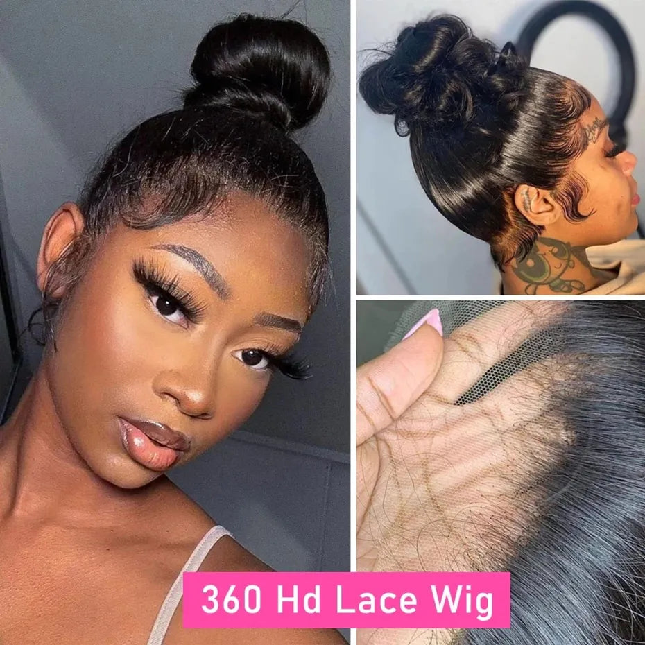 Brazilian Pre Plucked | 360 Lace Lace Front Wig