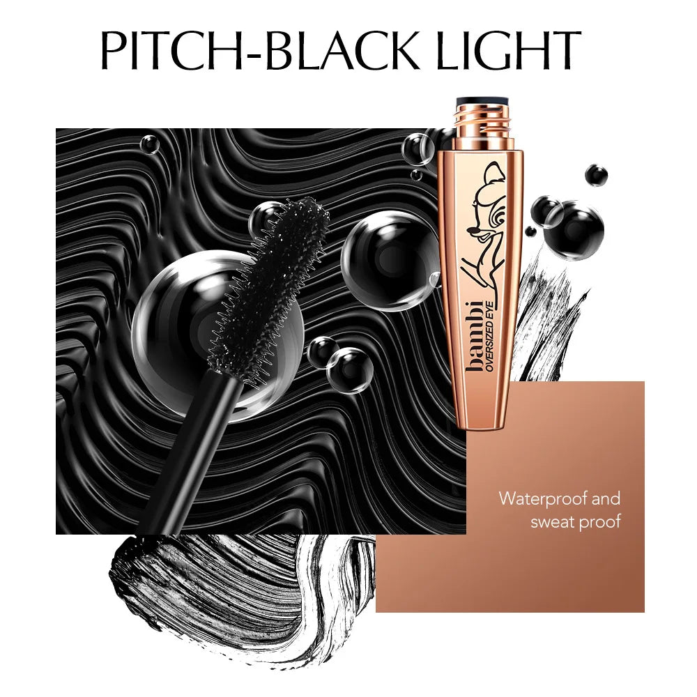 5D Thick and Long Black Silk Fiber Mascara