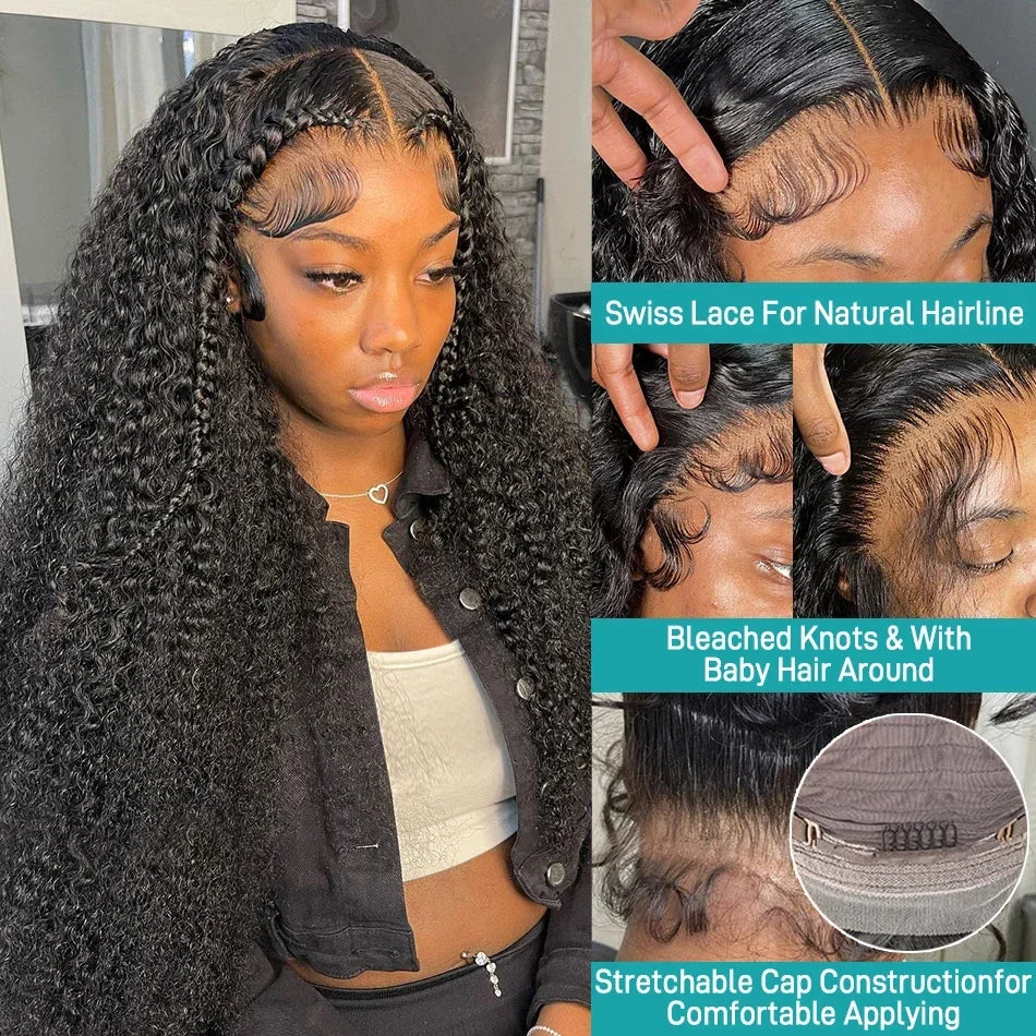 Brazilian 13x6 Human Hair | 40 Inch Deep Wave