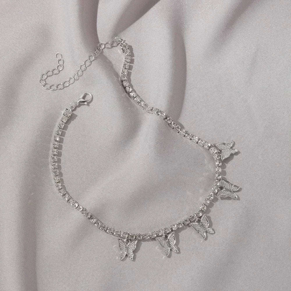 Butterfly pendant necklace