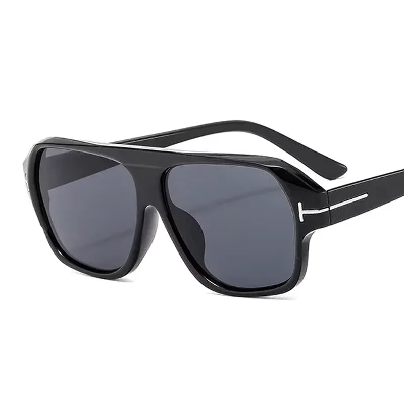Designer Classic Rectangle Retro Sunglasses