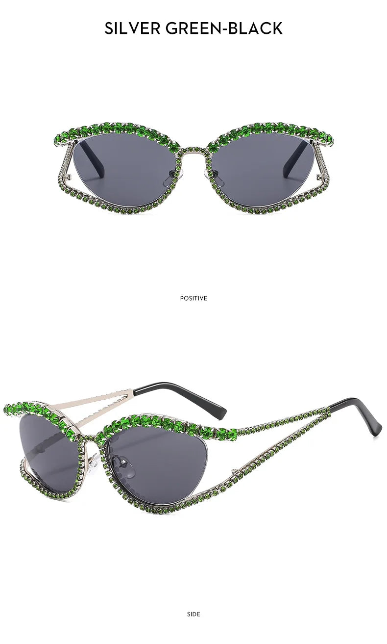 Oval Shades Trendy Luxury Eyewear