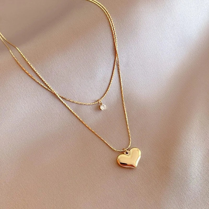 Double Layer  Exquisite Pendant