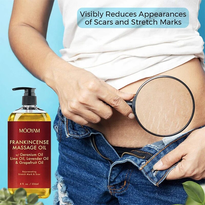 100% Pure Natural Organic Massage Body Oil
