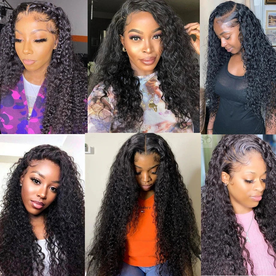 Brazilian Kinky Curly Wigs 100% Human Hair | 13x6 HD Lace Front