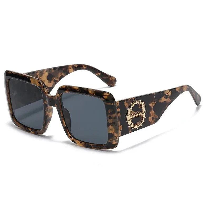 2pcs Brand Square Eyewear UV400
