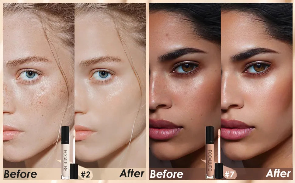 7 Colors Face Concealer / Liquid Foundation