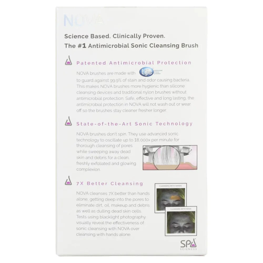 Rechargeable Antimicrobial  Cleansing Brush