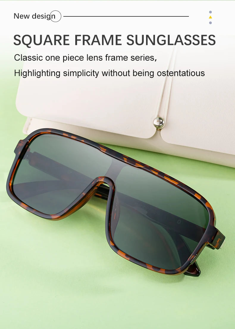 Oversized Polarized Square Shades