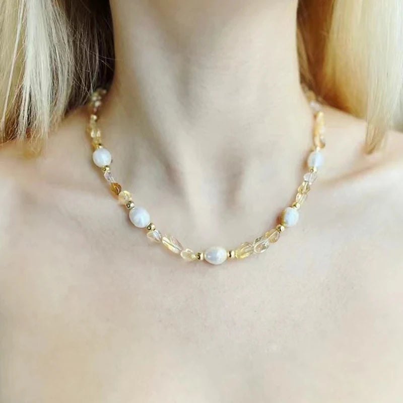 Baroque Natural Freshwater Pearl Necklace