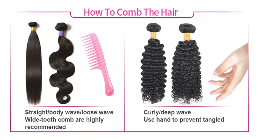 Brazilian 13x6  Deep Wave Frontal Human Hair
