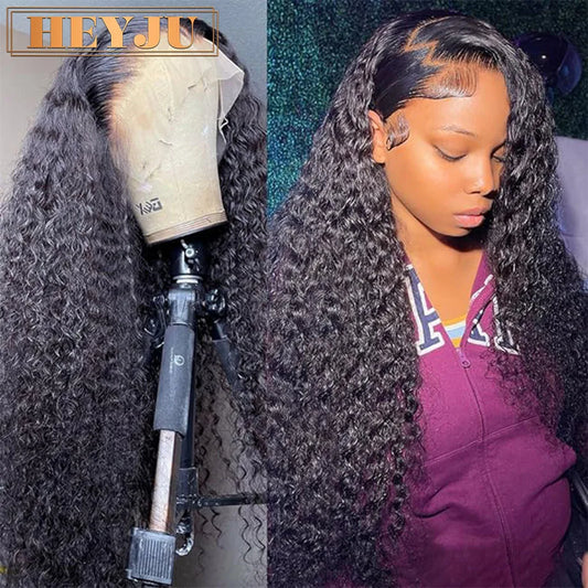 200 Density Curly | 13x4 Water Wave Lace Front