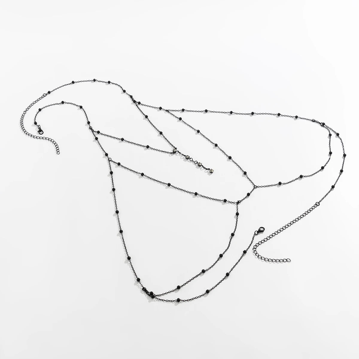 Cross Chest Bra Waist Belly Chain Necklace