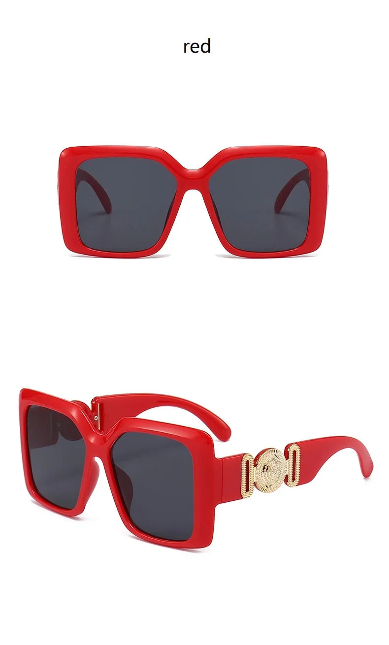Big Square Design Luxury Vintage Eyewear