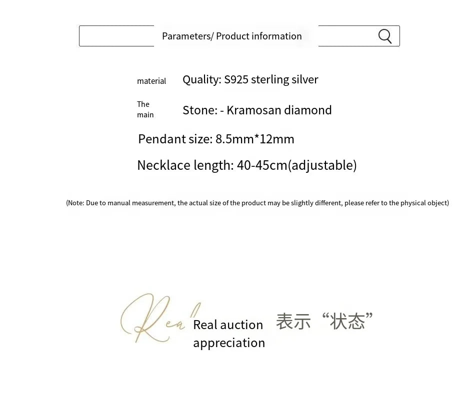 TEN CARATS 0.5-2CT Moissanite S925 sterling silver