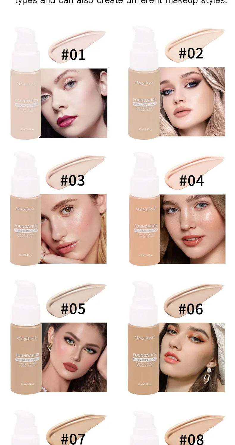 Liquid Foundation Effective | Concealer Waterproof Sweat-resistant