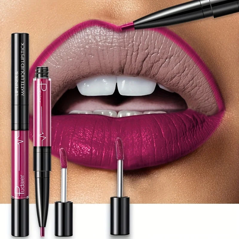 Ultra-Precise Waterproof Lip Liner Smooth, Sweatproof, Long-Lasting Wear