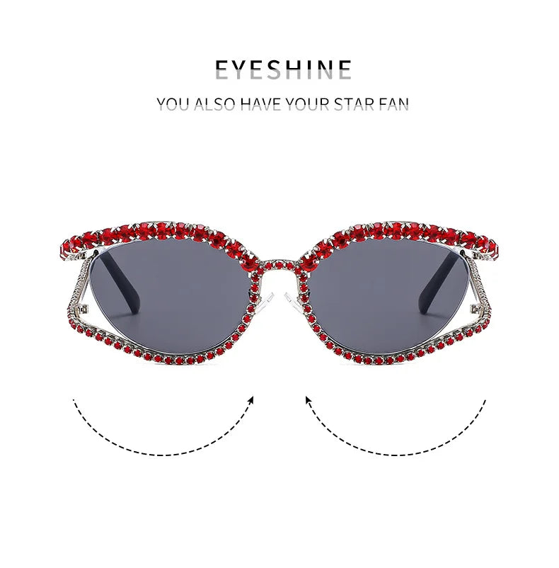 Oval Shades Trendy Luxury Eyewear
