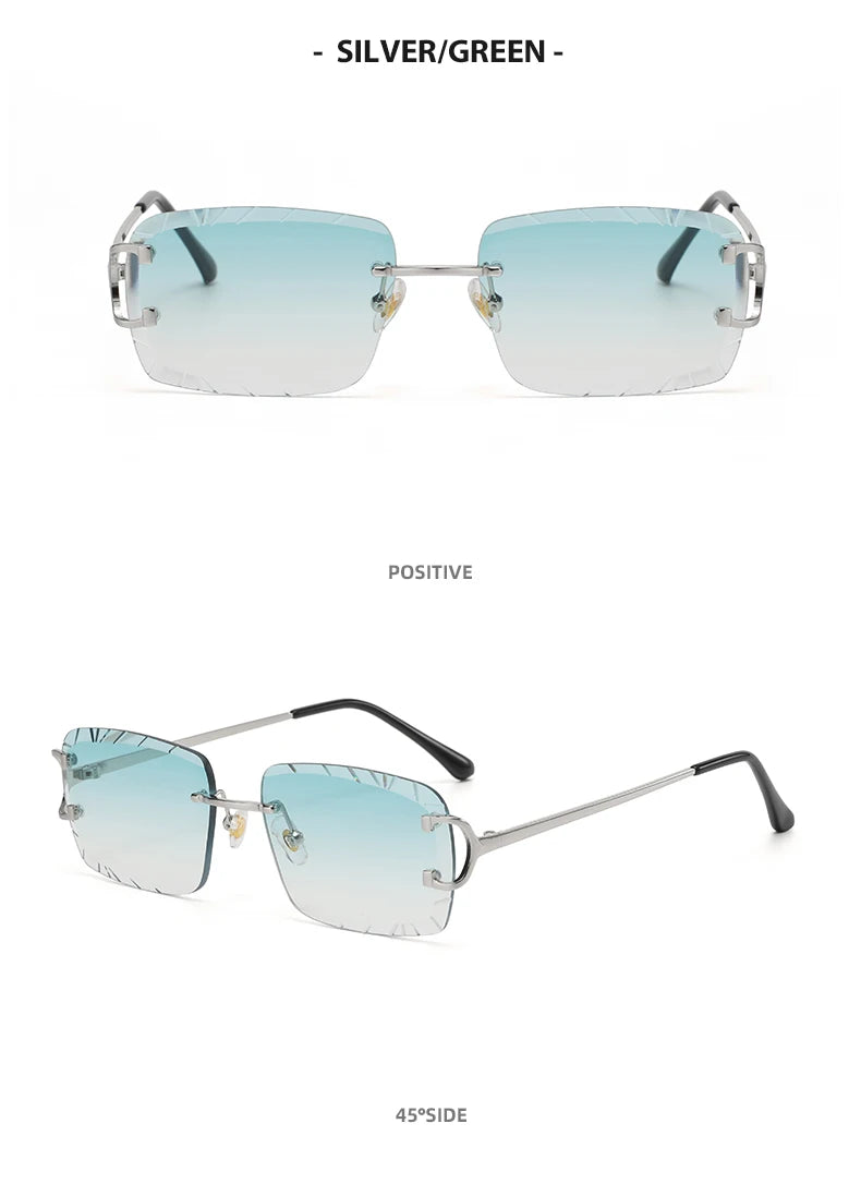Square rimless street shot